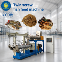 Ligne de fabrication d'aliments pour poissons flottants à haute efficacité énergétique extrudeuse de granulés d'aliments pour poissons flottants