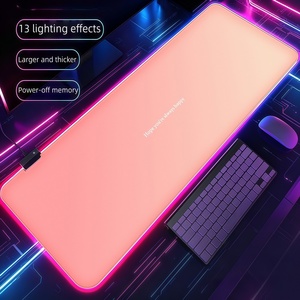 CZFIT fabrique de nouveaux tapis de souris lumineux dégradés haut de gamme, tapis d'ordinateur de bureau épais et légers de luxe - Product Image 2