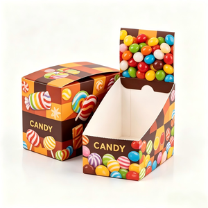 Caja <span class=keywords><strong>de</strong></span> Exhibición <span class=keywords><strong>de</strong></span> Papel Plegable Personalizada <span class=keywords><strong>de</strong></span> Primera Calidad, Colorida, con Impresión Personalizada, Caja <span class=keywords><strong>de</strong></span> Cartón para Snacks en Caja <span class=keywords><strong>de</strong></span> Papel - Product Image 4
