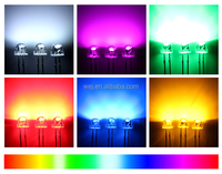 2*3*4mm 2*5*7mm 2*5*9mm Diode LED supérieure carrée Diode électroluminescente à lentille de couleur diffuse de haute qualité