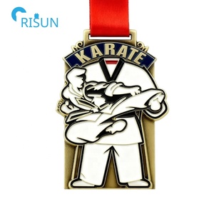 Medalla personalizada de pugilismo en 3D, lucha de boxeo coreana, artes marciales mixtas, medallón de Judo, Karate, Taekwondo, medalla de Karate personalizada - Product Image 4
