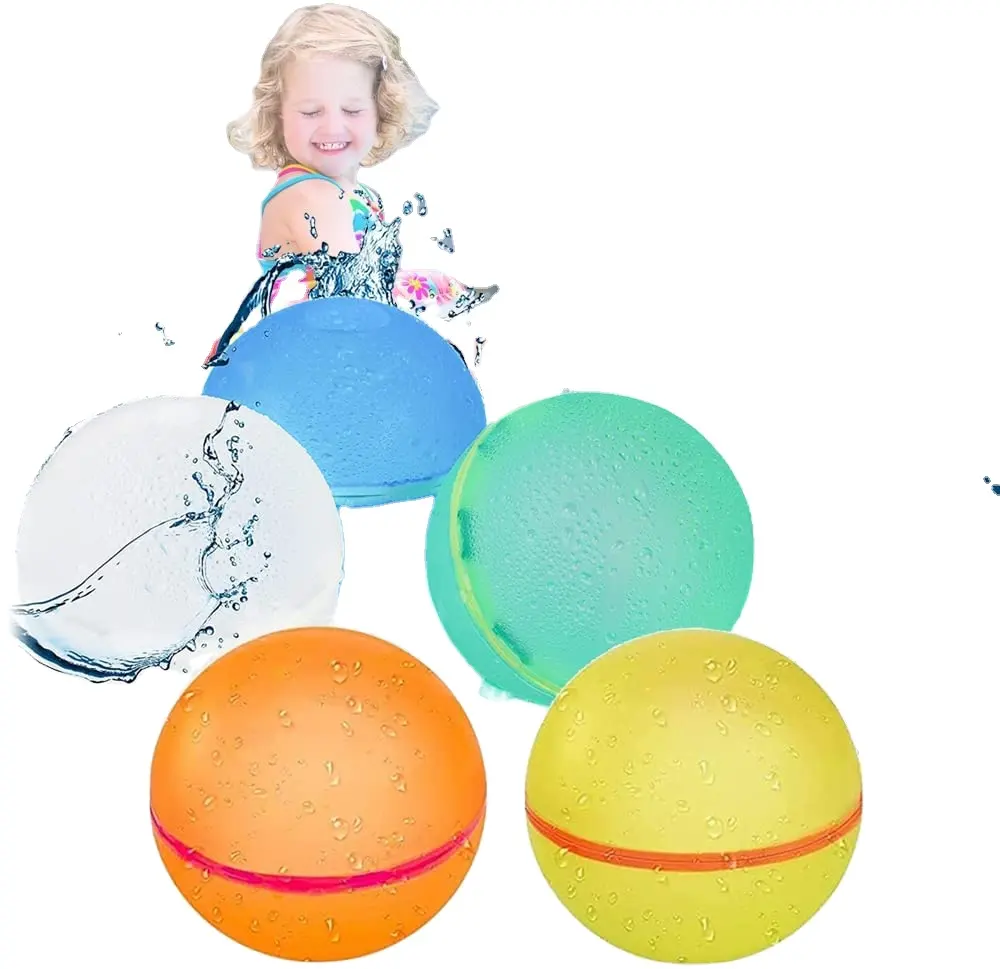 2022 hot sale summer colorful Silicone fight water bomb balls for sale and water ball paintball for kids reusable water ball