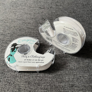 Ruban adhésif double face pour vêtements avec distributeur, bandes adhésives transparentes en tissu pour vêtements, robes, soutiens-gorge - Product Image 3