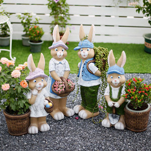 Grands moules de statue d'animal en silicone pour figurines de sculpture de jardin <span class=keywords><strong>moule</strong></span> de façonnage de produit ménager - Product Image 3