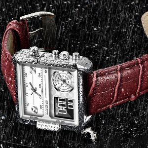 <span class=keywords><strong>Reloj</strong></span> <span class=keywords><strong>LIGE</strong></span> LG8925 a <span class=keywords><strong>Precio</strong></span> de Mayoreo para <span class=keywords><strong>Hombre</strong></span>, <span class=keywords><strong>Reloj</strong></span> de Pulsera de Cuero Marrón de Lujo, <span class=keywords><strong>Reloj</strong></span> Digital Electrónico Resistente al Agua - Product Image 6