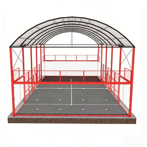 Balles de padel Babolat Premium compatibles avec le meilleur terrain de padel panoramique 10x20m, terrain de padel individuel pour club d'entraînement amateur - Product Image 2