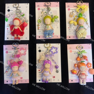 Original Sonny Angel cherry blossom keychain sonny angel box Pendant of hangers Customized 3D stereoscopic keychains - Product Image 3