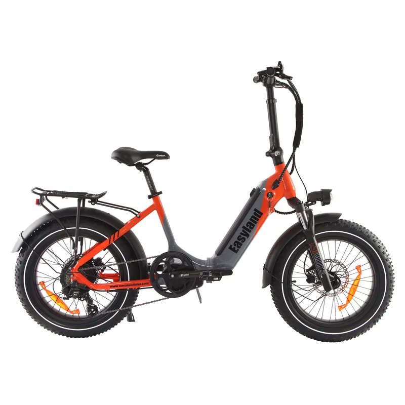 Elektrische Fiets Buis Batterij 500W Sneeuw Stap Door 20 Inch Opvouwbare 48V 14ah Fiets Lithium Batterij Achternaaf Motor 7 Snelheid