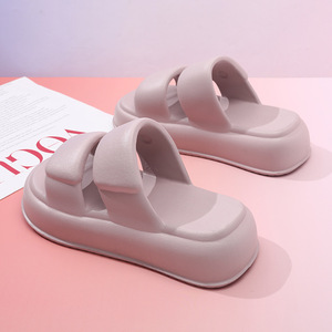 Sandales à plateforme pour femmes, à lanières, en EVA, respirantes, antidérapantes, à bout ouvert, décontractées, pour la plage, résistantes à l'usure - Product Image 2