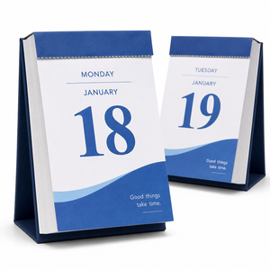 Calendario <span class=keywords><strong>da</strong></span> Tavolo Personalizzato 2027 con 365 Pagine Staccabili, Stampa Giornaliera con Logo per Promozione Aziendale e Ufficio - Product Image 1