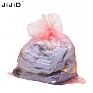 JiJiD-Bolsa de lavandería desechable para Hospital, bolsa de lavado de plástico Soluble en agua caliente, Pva