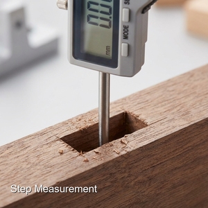 Calibrador <span class=keywords><strong>Vernier</strong></span> de Precisión Jeoro Confiable con Capacidades de Medición en 4 Direcciones <span class=keywords><strong>para</strong></span> Dimensiones Externas, Internas, de Profundidad y de Escalones - Product Image 2