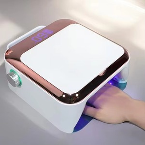 Sèche-ongles professionnel sans fil rechargeable Langma NLS19 2025 noir et or à LED UV pour salon, double main, longueur d'onde 365 nm - Product Image 4