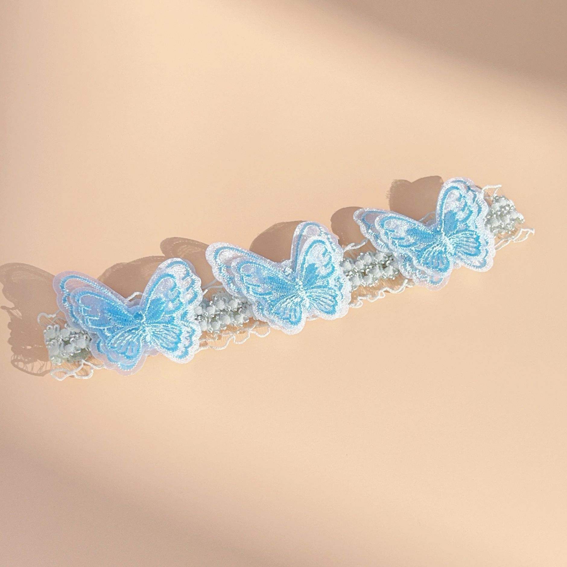 Mb6602 light blue butterfly