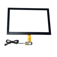 Pantalla Táctil Capacitiva de 15.6 Pulgadas con Controlador, Interfaz USB/RS232, Pantalla Táctil de 15.6 Pulgadas para Monitor