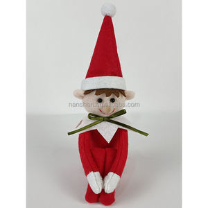 Décorations de poupée de Noël Cadeaux de célébration de <span class=keywords><strong>Noel</strong></span> nordique Petite tête en résine Elfes de Noël - Product Image 3