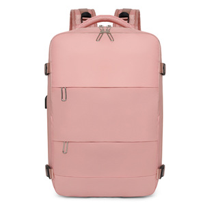 <span class=keywords><strong>Mochila</strong></span> para portátil de negocios con logotipo personalizado para mujer, venta al por mayor, <span class=keywords><strong>Material</strong></span> de forro de poliéster personalizado para viajes y uso en cabina - Product Image 1