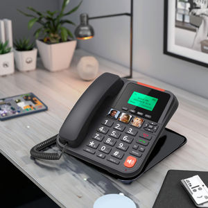 <span class=keywords><strong>2</strong></span> teclas de marcación rápida Respuesta automática <span class=keywords><strong>2</strong></span> líneas SIP 4G VoLTE 3 vías Audio Conferencia WiFi Pantalla de matriz de puntos Hotspot Teléfono inalámbrico - Product Image 2