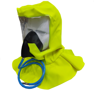 Dispositif de respiration d'évacuation d'urgence (EEBD) en PVC flexible haute performance, capuche à bord auto-scellant pour les pompiers, utilisation industrielle - Product Image 1