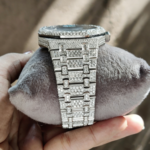 <span class=keywords><strong>Reloj</strong></span> de Moissanita Personalizado, Pasa el Test de Diamantes, para Hombre - <span class=keywords><strong>Reloj</strong></span> de Pulsera de Lujo con Detalles de Diamantes, Venta al por Mayor y al Detal - Product Image 3