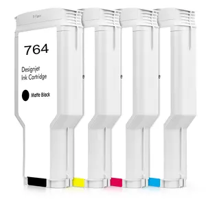 Cartucho de tinta compatible Ocbestjet 300ML 764 con tinta Chip para impresora HP Designjet T3500