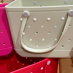 Túi đi biển nhỏ gọn ngoài trời bằng chất liệu EVA dành cho bé gái, túi đeo vai mini bằng silicon cao su, túi tote chống thấm nước cho trẻ em - Product Image 2