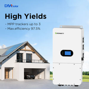 Growatt 10000TL-HU-US 48V 10KVA PV อินเวอร์เตอร์120V/240V แยกเฟสแรงดันต่ำอินเวอร์เตอร์พลังงานแสงอาทิตย์แบบ10KW ไฮบริด - Product Image 4