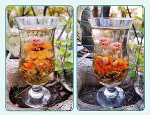 Té mezclado de flores artísticas, hierba de jazmín orgánico, Té floreciente recién procesado a granel/caja de bolsas, dulce especial para adelgazar - Product Image 2