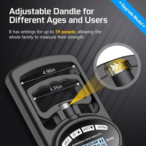 Dynamomètre à main <span class=keywords><strong>Grip</strong></span> Force Trainer Electronic Hand <span class=keywords><strong>Grip</strong></span> Strength Tester Hand <span class=keywords><strong>Grip</strong></span> Training Gauge for Sports Home School Use - Product Image 5