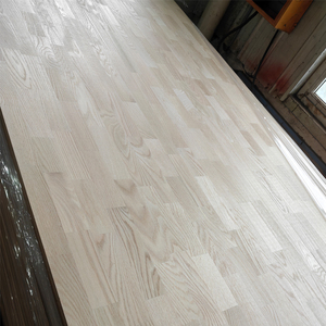 Panneau en <span class=keywords><strong>bois</strong></span> massif en chêne européen, assemblé par jointure à languettes, bord collé, pour meubles, plateau de table, armoire - Product Image 1