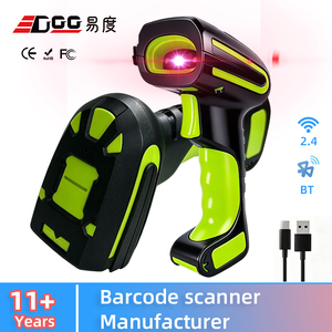 Lecteur de codes-barres 2D industriel robuste EDOO W50 USB 2.4G sans fil avec support pour la logistique et la fabrication - Product Image 1