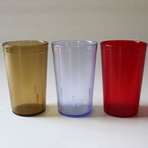 Gobelet en plastique transparent PP/PS givré personnalisable avec logo, 12 oz, pour restaurant et maison, pour jus et boissons - Product Image 3