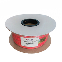 Câble ignifuge UL EN50200 PH120 2 conducteurs 18 AWG en cuivre massif pour système d'alarme incendie de centre commercial