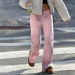 Pantalones Deportivos Casuales <span class=keywords><strong>Hegel</strong></span> Homologous para Otoño e Invierno, Forrados de Felpa, con Cordones en la Cintura, Estilo Spice Girls, Moldeadores - Product Image 3