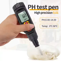 Le plus récent thermomètre numérique de testeur de PH alimentaire pour le pain et les fruits de viande du sol