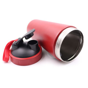 חדש פופולרי אדום נירוסטה 800ml tritan חלבון השייקרים מתכת כושר מותאם אישית לוגו שייקר bpa כוסות - Product Image 4