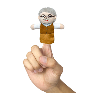 Cha Mẹ con nhồi bông sang trọng Đồ chơi con rối ngón tay 2026 con rối gia đình nhân vật đồ chơi sang trọng - Product Image 5