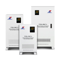 Régulateur de tension automatique monophasé 10KVA 15KVA 20KVA 30KVA, large plage d'entrée 90V-260V, servomoteur, AVR entièrement en cuivre