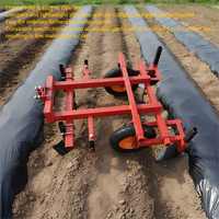 Layeuse de film plastique de 1,4 m entraînée par la prise de force du tracteur agricole Agripros avec semoirs et machine à fertiliser