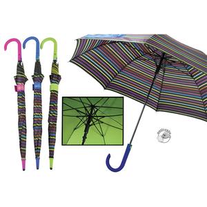 Paraguas Automático de Fibra de Vidrio con Revestimiento de Pongee en Varios Colores Sólidos - Product Image 1