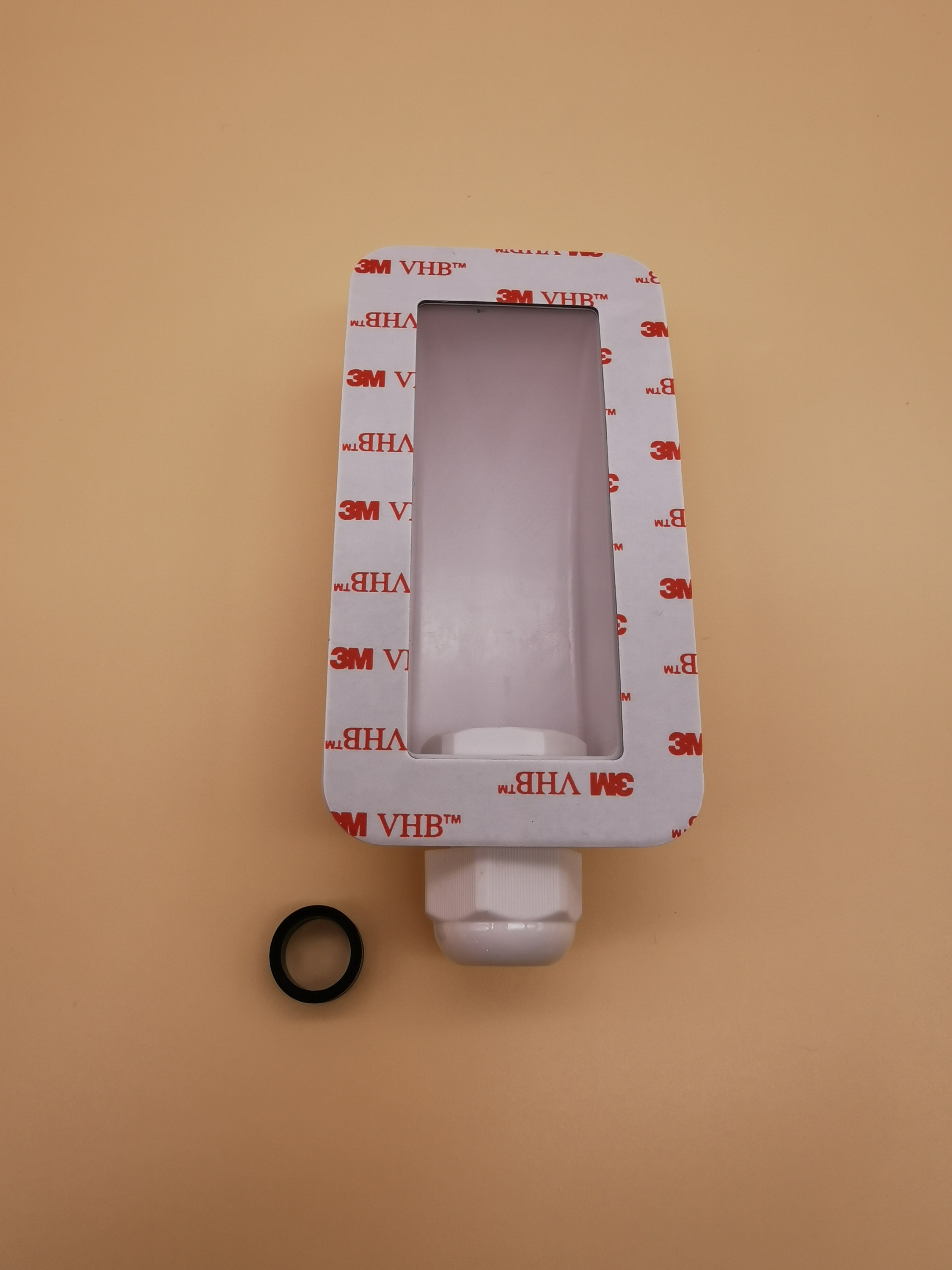 Blanco IP67 al aire libre entrada Cable CEG con 3M de doble lado etiqueta incluido