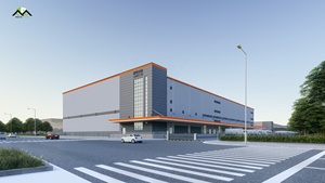 Estructura de panel sándwich para edificios industriales LANDFORD, para uso en almacenes - Product Image 2