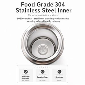 Bulk Wholesale Custom Promotional 304 Stainless Steel Vacuum <b>Flask</b> for Trade Show Giveaway Brand Marketing Welcome Gifts - Product Image 6