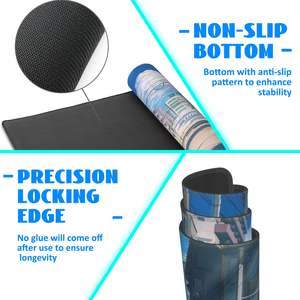 Alfombrilla de Ratón para Juegos de Gran Tamaño, Antideslizante, de Caucho Natural, con Diseño de Anime, Resistente a Arañazos, en Existencia para Jugadores - Product Image 4