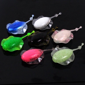 Appâts de natation souples de haute qualité leurres de pêche en plastique souple leurres de basse lumineux bionique doux Skate appâts de natation leurres - Product Image 2