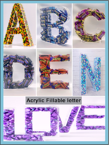 Plaques d'identification en acrylique <span class=keywords><strong>transparent</strong></span> personnalisées à bas <span class=keywords><strong>prix</strong></span> d'usine, lettres remplissables pour la construction, montage facile, logo personnalisé pour - Product Image 3