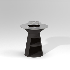 Grande plaque de cuisson extérieure pour barbecue au bois en acier au carbone, pour braser et griller - Product Image 6
