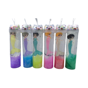 Set de Slime de Sirena con Cola de Sirena, 6 Colores, Slime Educativo, Slime de Cristal de Colores, Elástico, Antiestrés, No Tóxico - Product Image 1