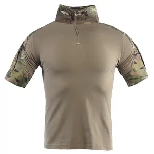 Factory Supply Wholesale In Stock Camouflage Tactical Camo Russia Short Shirt