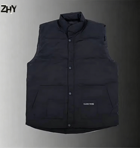 <span class=keywords><strong>Gilet</strong></span> matelassé en duvet d'oie pour homme grande taille, haute qualité, vente en gros, collection 2025, offres spéciales, pour l'extérieur, marque ZHY Custom <span class=keywords><strong>Canada</strong></span> - Product Image 1